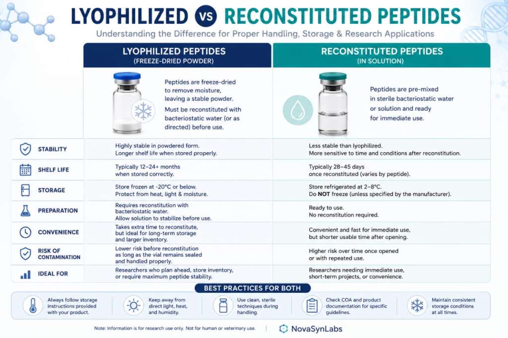 bpc-157 reconstituted shelf life Peptide Storage And Handling Guide: Best Practices For Research Peptides