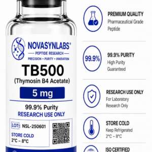 TB-500 5mg laboratory research peptide lyophilized vial