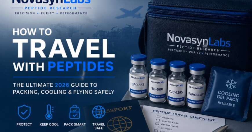 How To Travel With Peptides: The Ultimate 2026 Guide To Packing, Cooling & Flying Safely