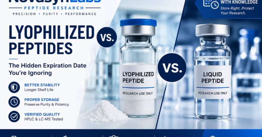 bpc 157 powder shelf life Lyophilized Vs. Liquid Peptides: The Hidden Expiration Date You're Ignoring (2026 Guide) Vitamin B12 Injections | 5MG peptide Bottle Quantity:GLP-1 Boost - 6 Bottles - 45% OFF