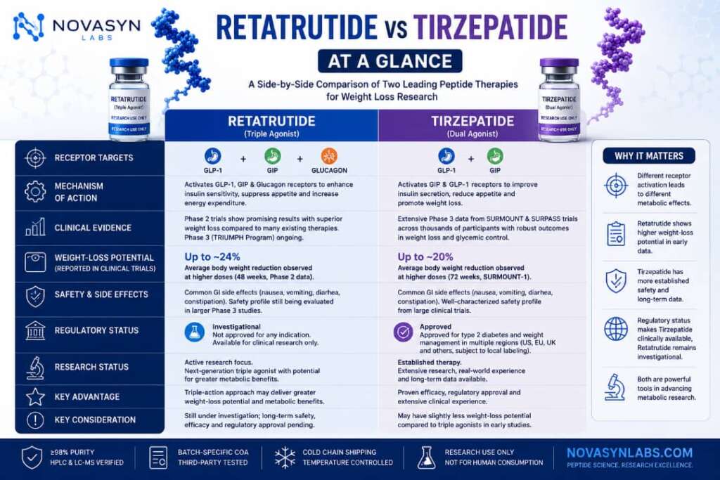 tirzepatide safety profile Retatrutide Vs Tirzepatide: Weight Loss, & Differences Size:1 pack louisiana semaglutide gastric stasis ice packs for medication