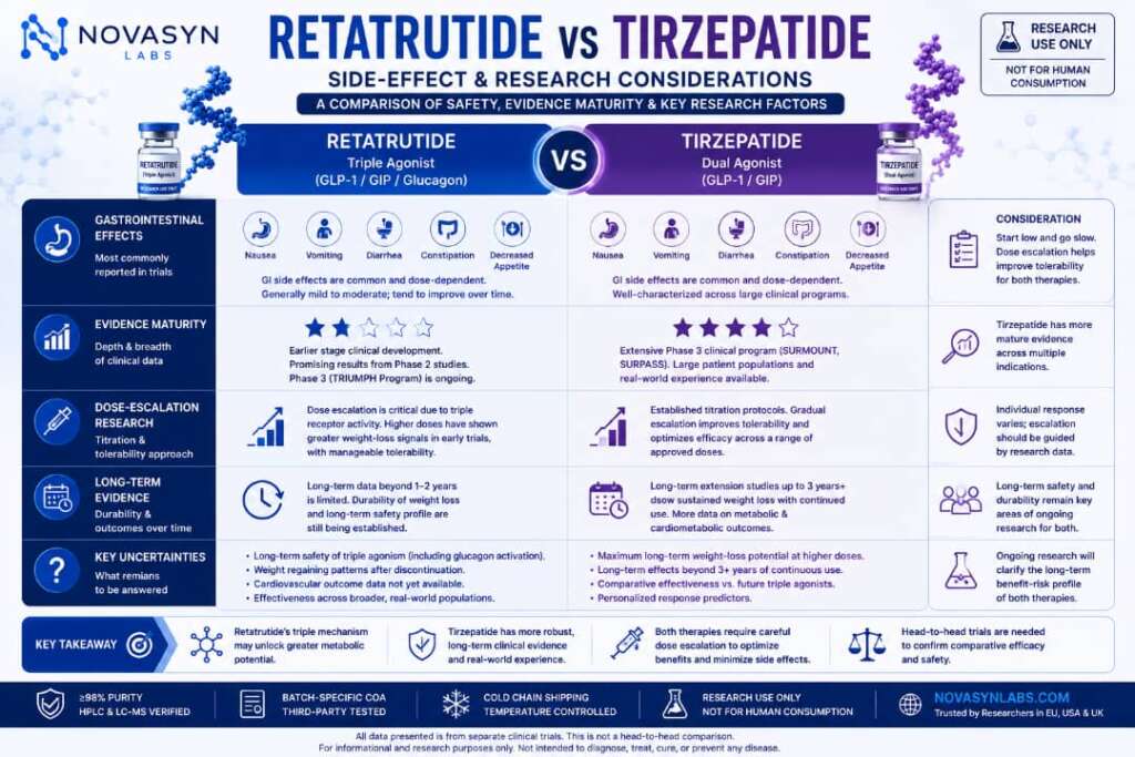Retatrutide Vs Tirzepatide: Weight Loss, Safety & Differences