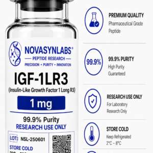 NovasynLabs IGF-LR3 1mg research peptide