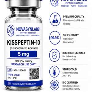 NovasynLabs kisspeptin-10 peptide 5mg research-grade vial